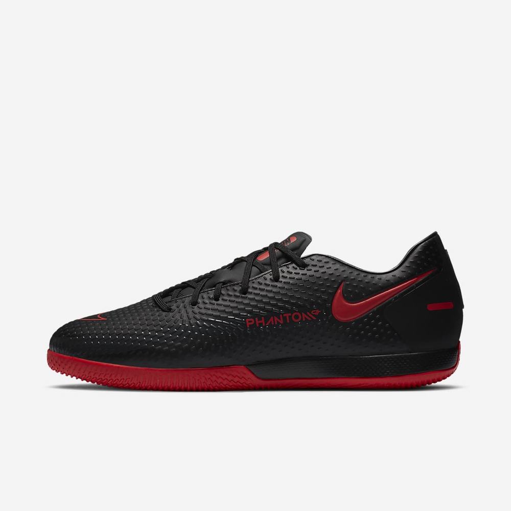 Chaussure Foot Salle Nike Phantom GT Academy IC Noir 1027-458 Black/Dark Smoke Grey/Chile Red Femme | VUP-57911620